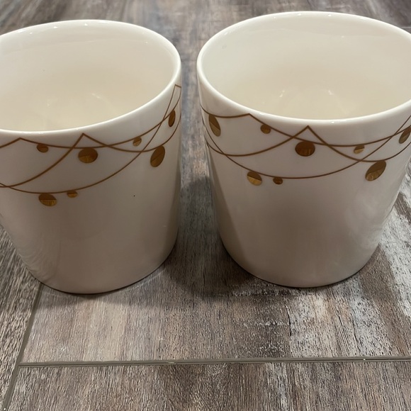 Starbucks Holiday 2012 Bone China Gold Coffee Mug Set - Picture 6 of 6